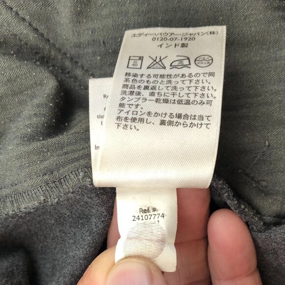 Vintage Eddie Bauer Womens Cargo Pants Size 10 Gray Stretch Tapered Leg Outdoors - Picture 13 of 16